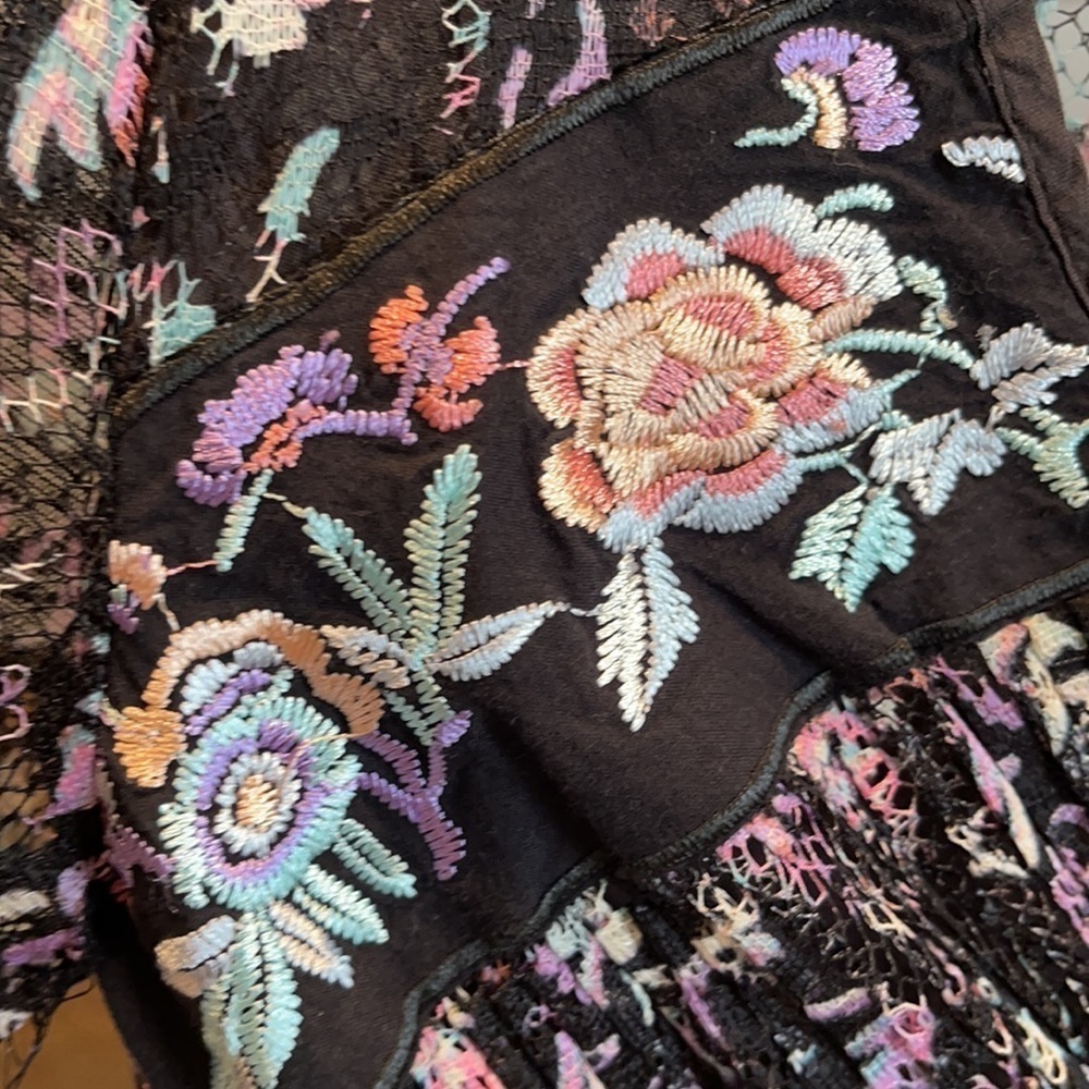 Free People Dresses Cherry Blossom Embroidered Dress - Picture 3 of 13